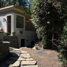 Elevated pool house outdoor resort tenafly nj 5