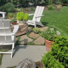 Landscape architecture backyard chairs saddle river nj
