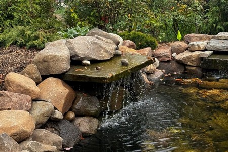 Water ponds waterfalls enhance new jersey landscapes